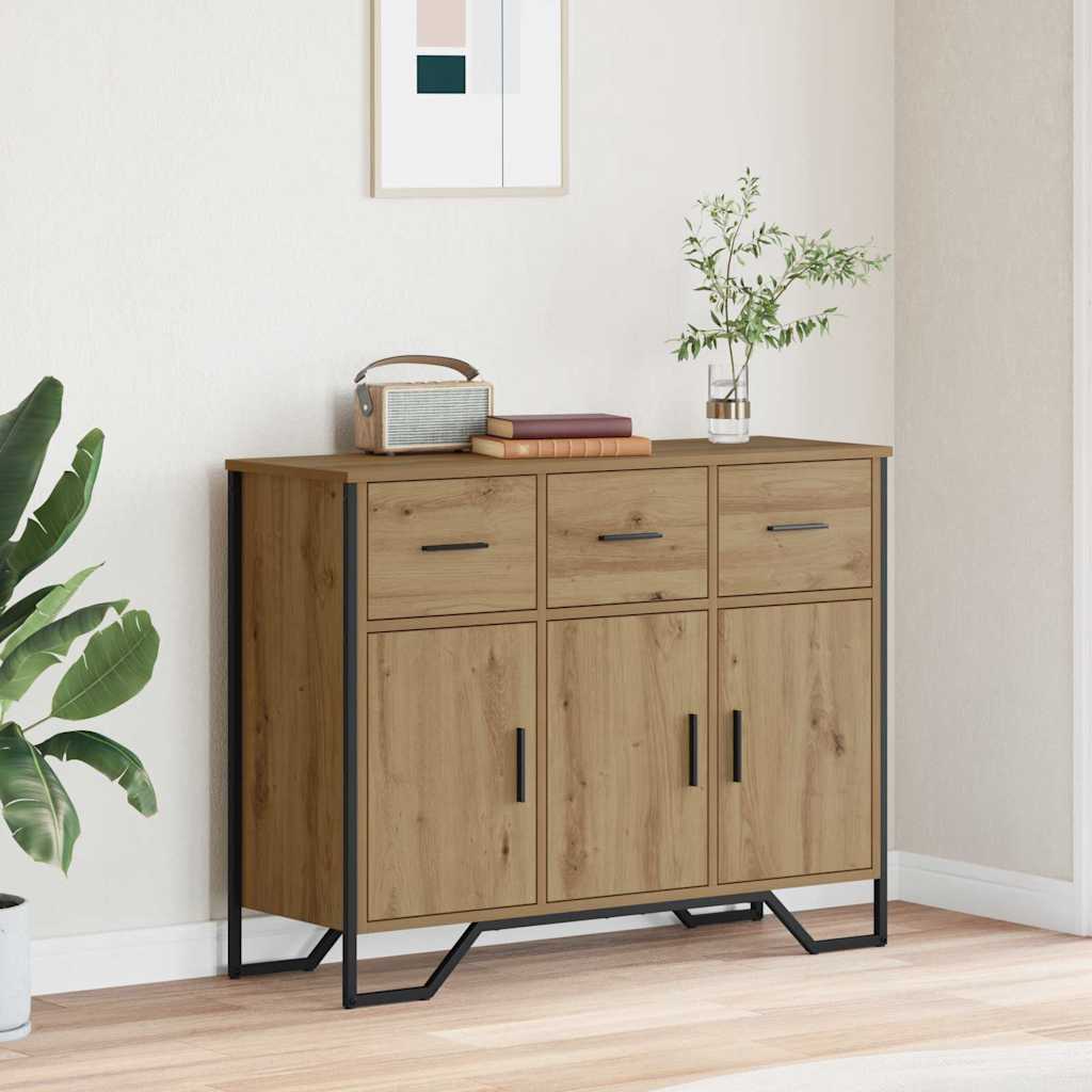 Kumode ar atvilktnēm Amatnieku ozols 97 x 32,5 x 74,5 cm