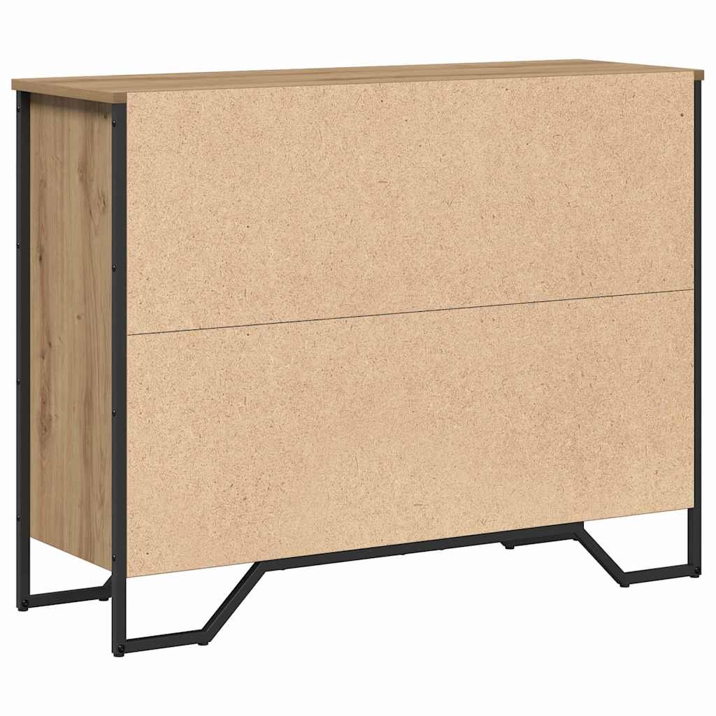 Kumode ar atvilktnēm Amatnieku ozols 97 x 32,5 x 74,5 cm