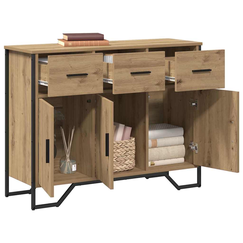 Kumode ar atvilktnēm Amatnieku ozols 97 x 32,5 x 74,5 cm