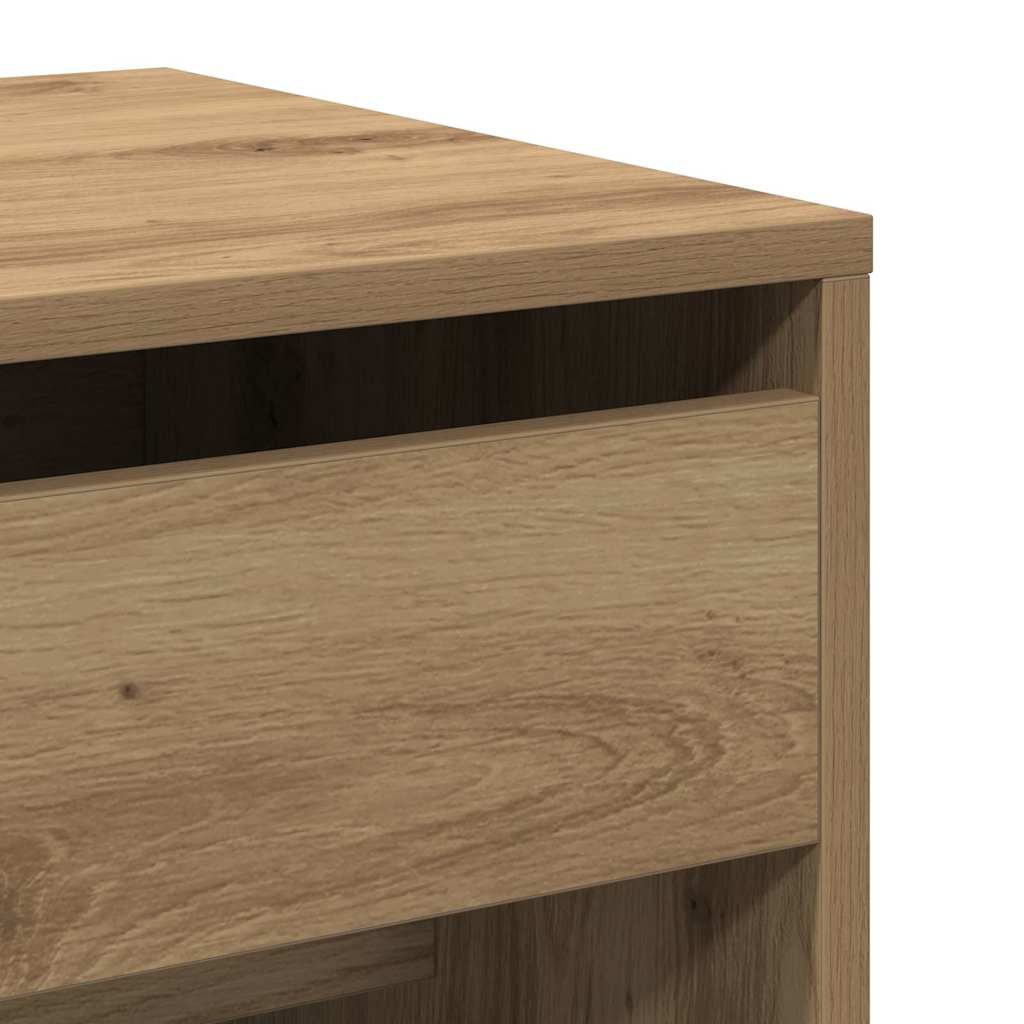 Dressing table with drawer artisan oak 60 x 40 x 75 cm
