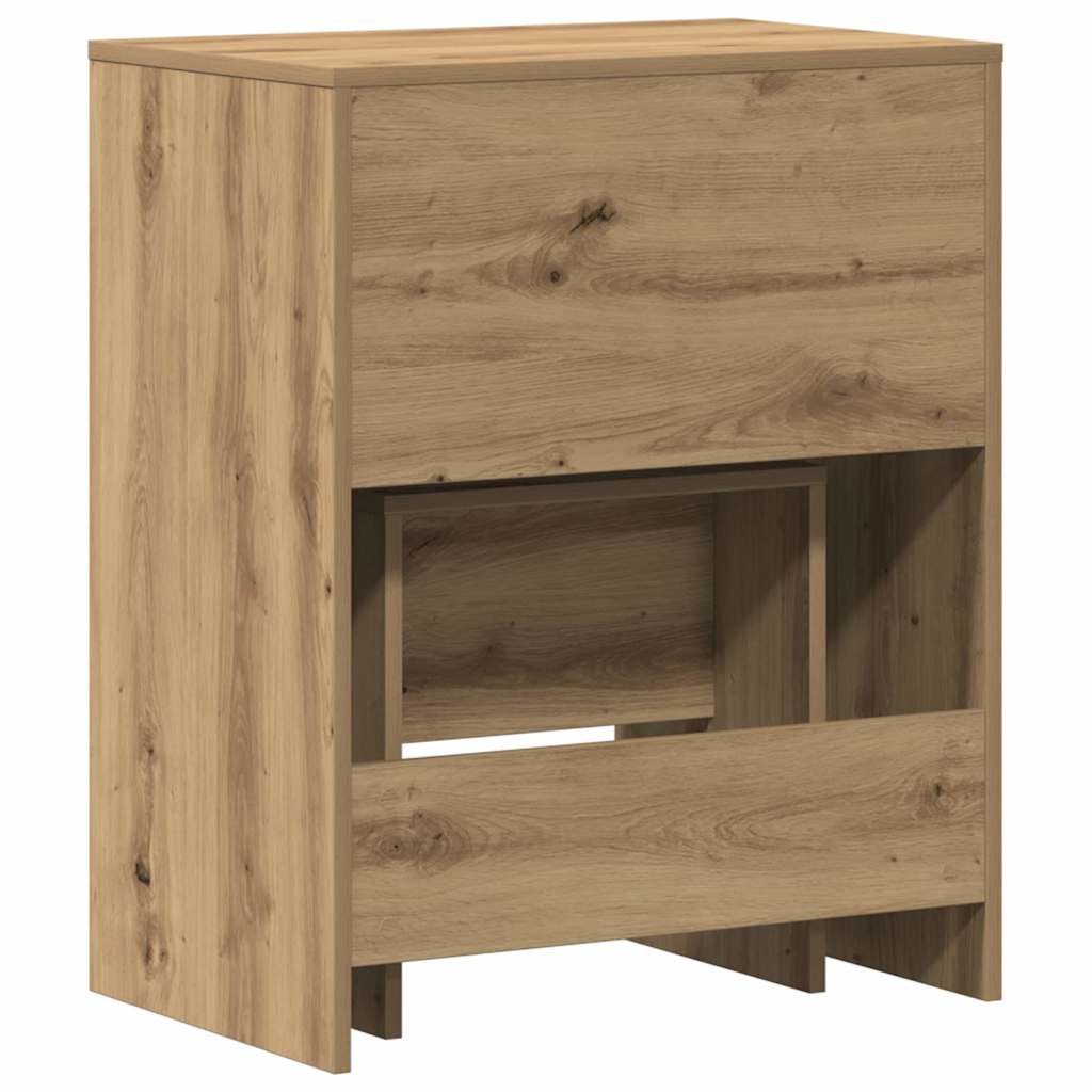 Dressing table with drawer artisan oak 60 x 40 x 75 cm