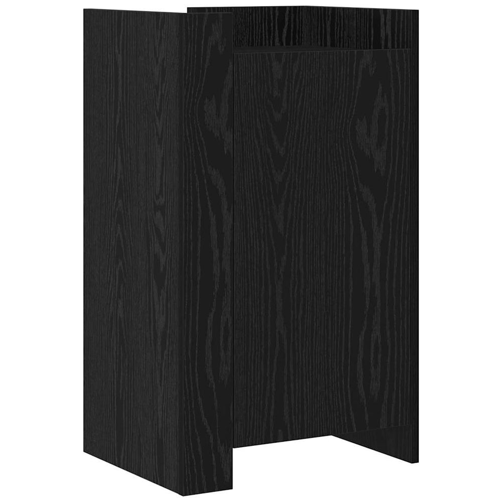 Bufetas Juodas ąžuolas 45 x 35 x 75 cm Apdirbta mediena