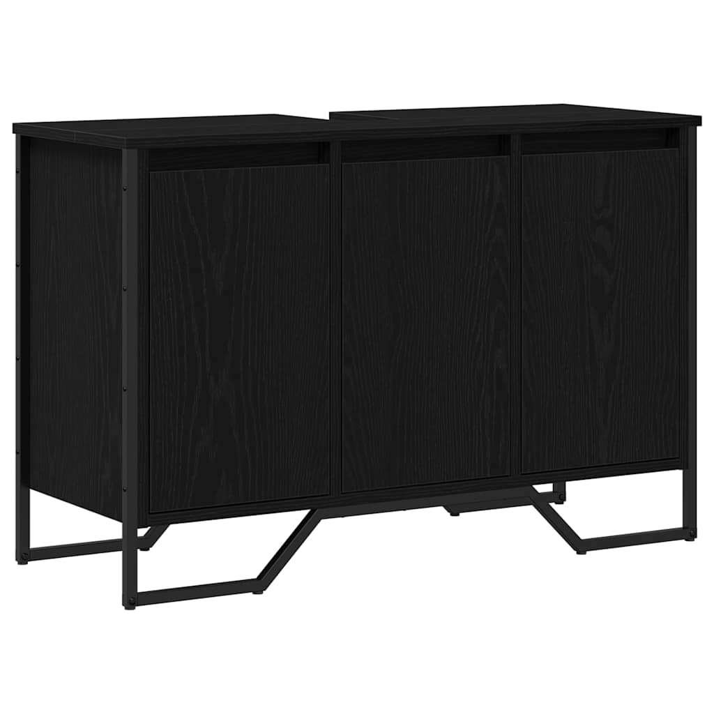Praustuvo kabinetas Kita Juodas ąžuolas 91 x 35 x 60 cm
