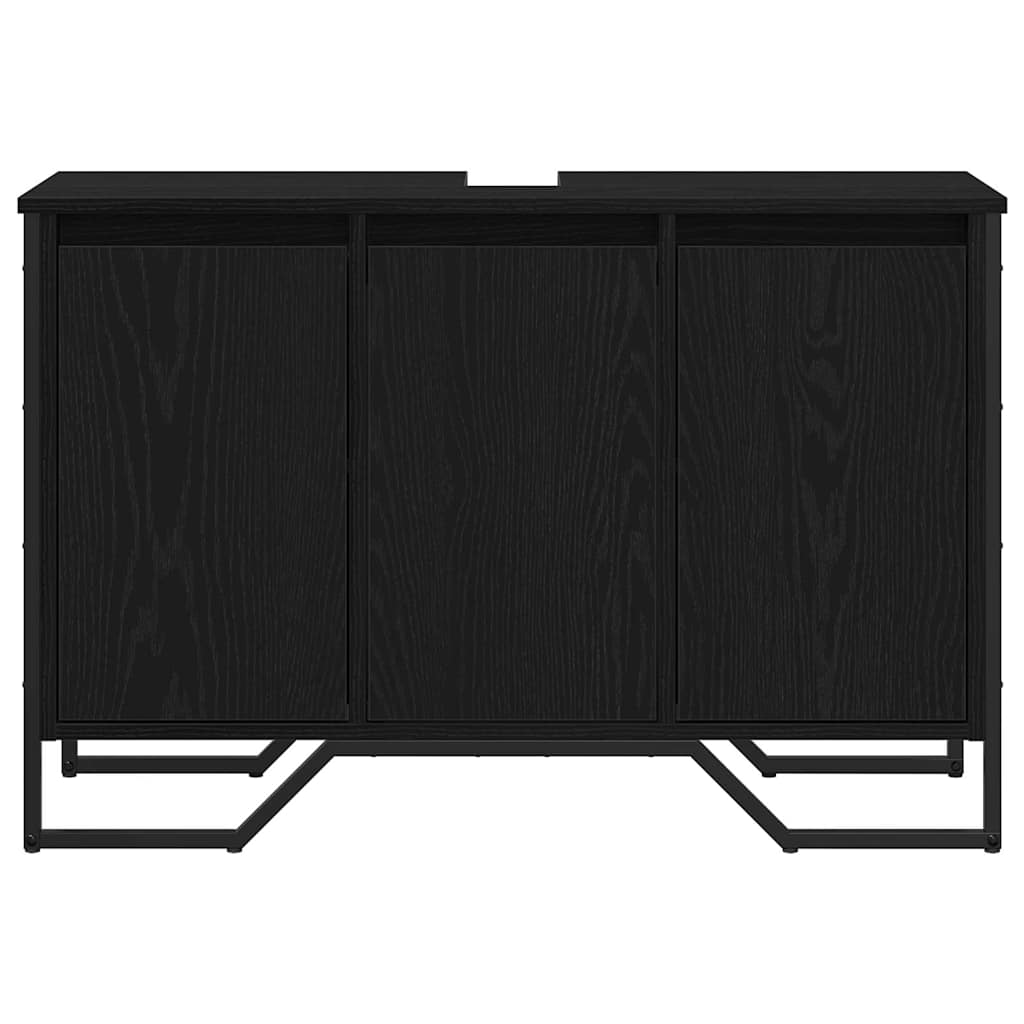 Praustuvo kabinetas Kita Juodas ąžuolas 91 x 35 x 60 cm