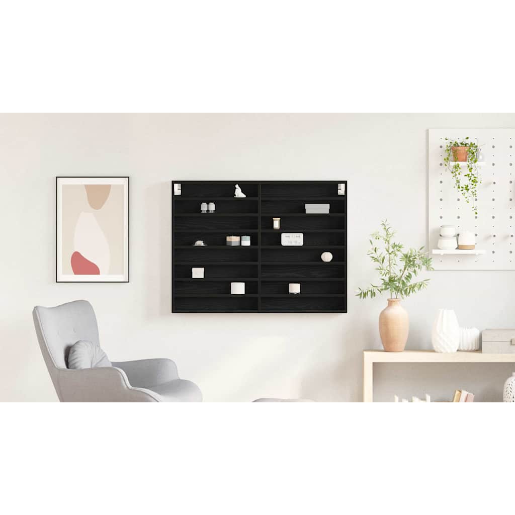 Wardrobe with shelf Black oak 100 x 8.5 x 75 cm