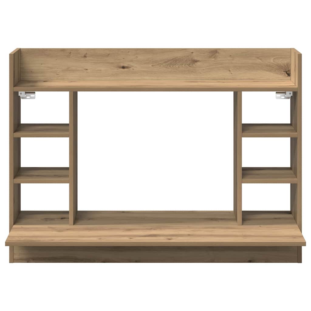 Wall-mounted desk artisan oak