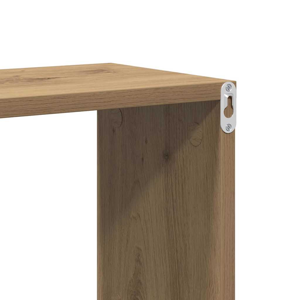 Wall shelf with shelf Other with storage Artisan oak