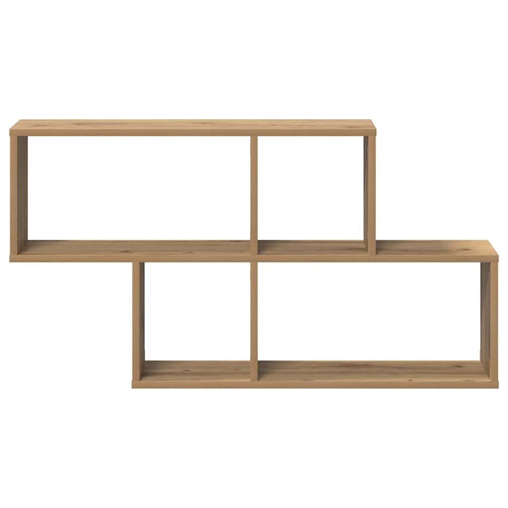 Wall shelf with shelf Other with storage Artisan oak