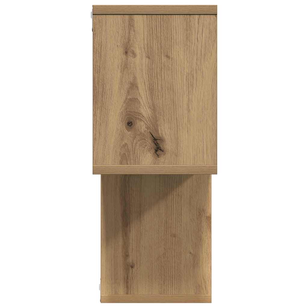 Wall shelf with shelf Other with storage Artisan oak