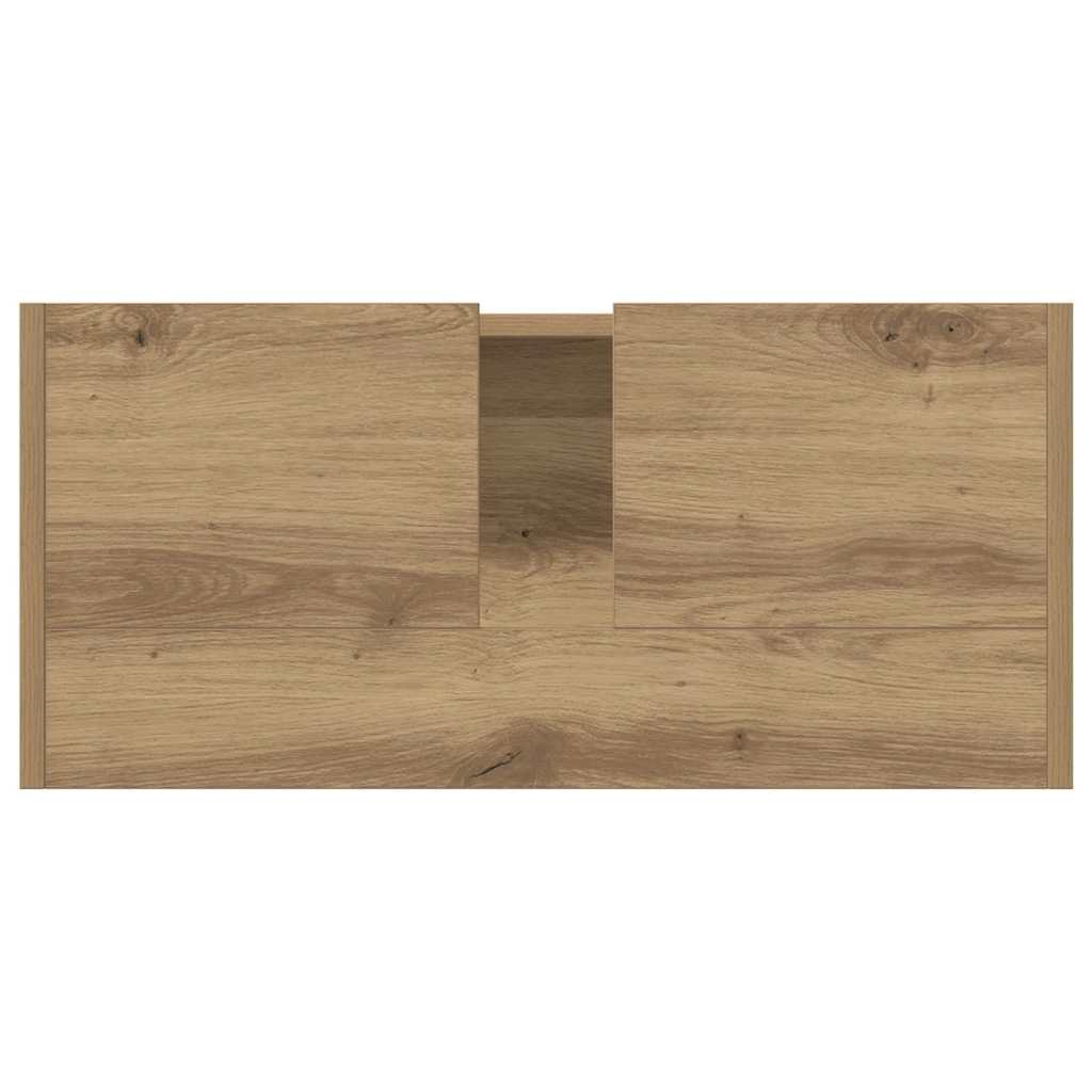 Vonios spintelė su saugykla Amatininkų ąžuolas 63 x 29 x 55 cm