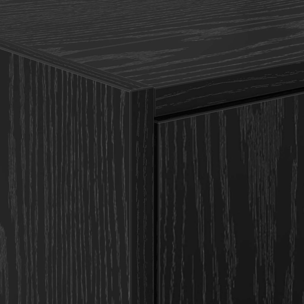 Sink Cabinet with Storage Black Oak 63 x 29 x 55 cm