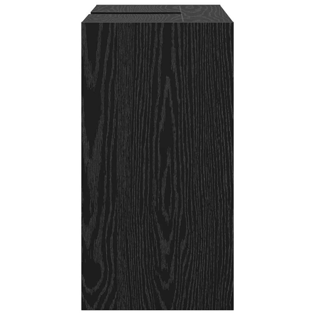 Sink Cabinet with Storage Black Oak 63 x 29 x 55 cm