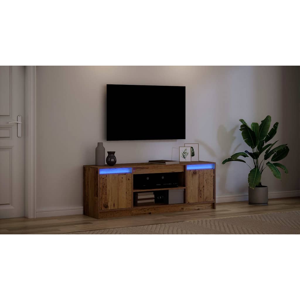 Televizoriaus spintelė Ruda 139.5 x 34 x 50 cm Apdirbta mediena