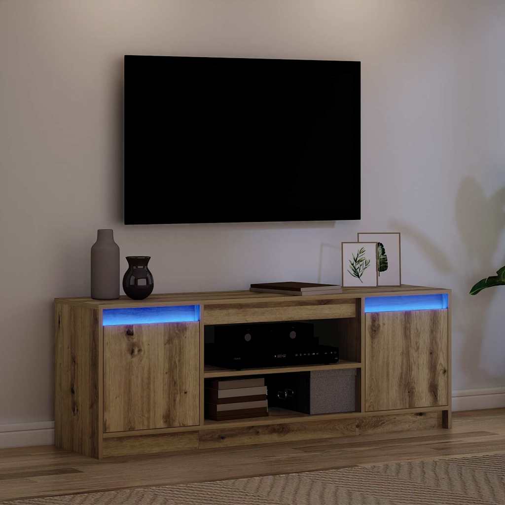 TV Cabinet Brown 139.5 x 34 x 50 cm Engineered Wood