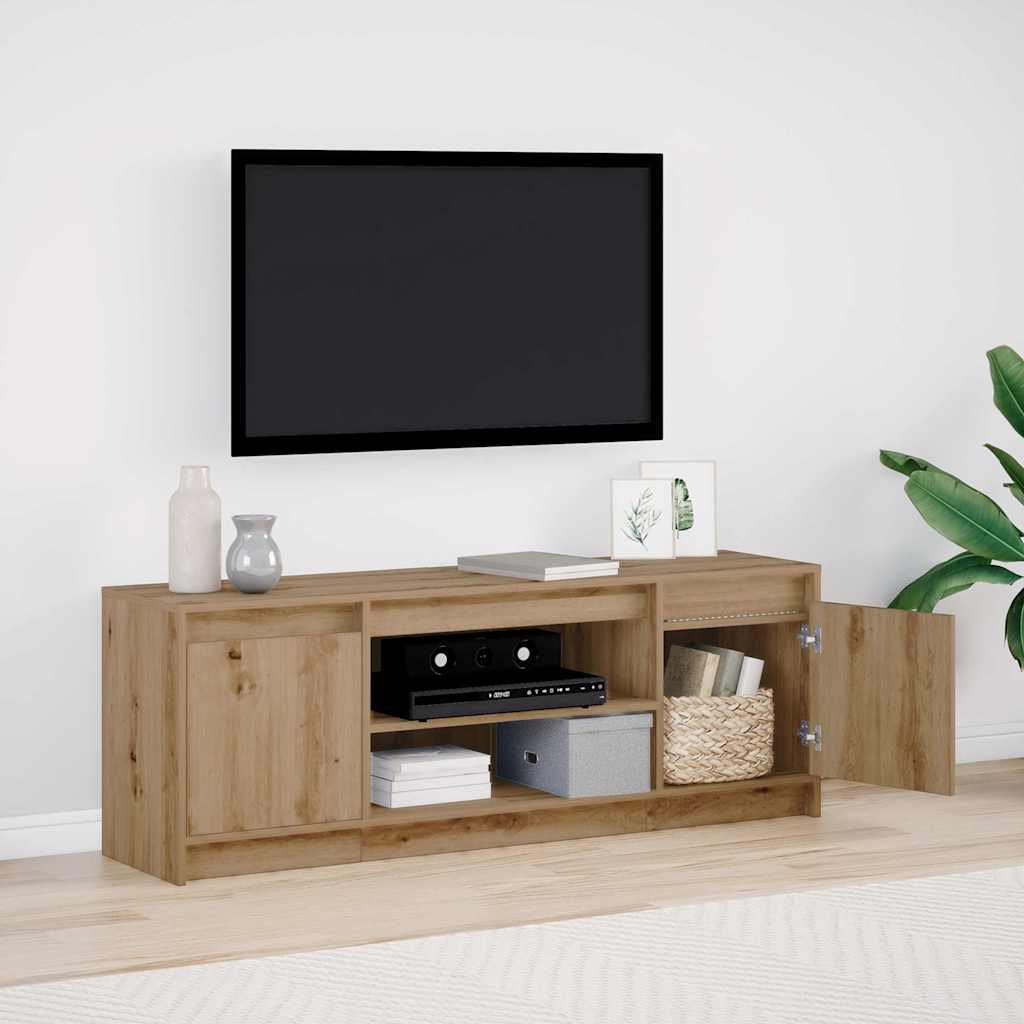 TV Cabinet Brown 139.5 x 34 x 50 cm Engineered Wood