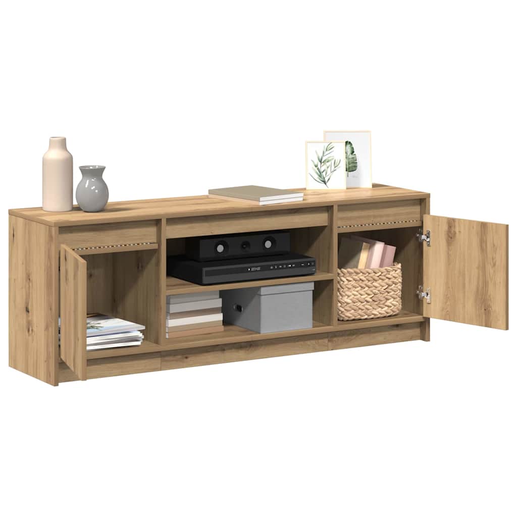 TV Cabinet Brown 139.5 x 34 x 50 cm Engineered Wood
