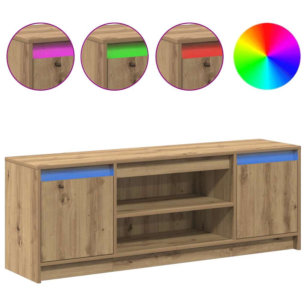TV Cabinet Brown 139.5 x 34 x 50 cm Engineered Wood