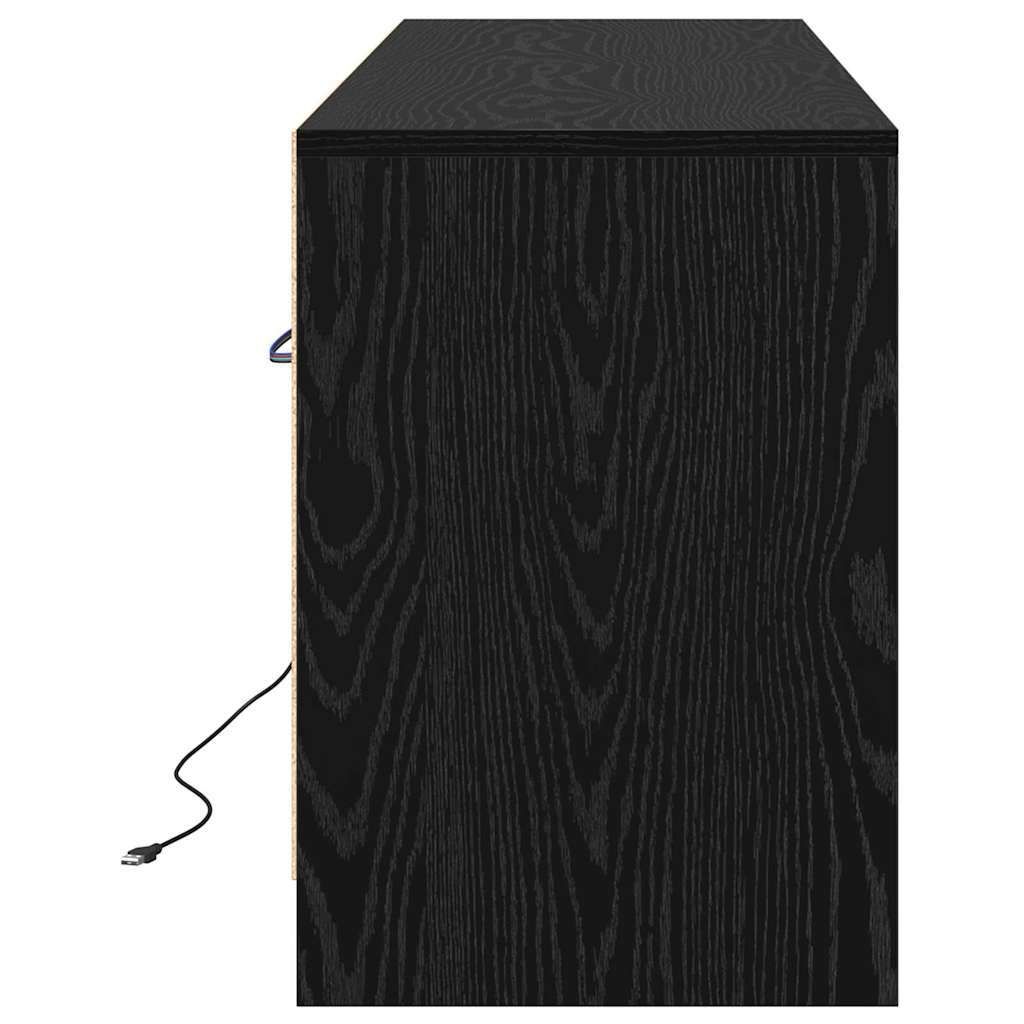 Televizoriaus spintelė Juoda 139.5 x 34 x 50 cm