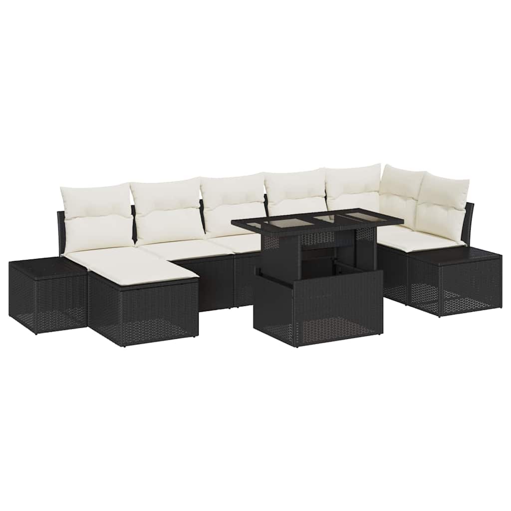 8-piece garden sofa set with cushions