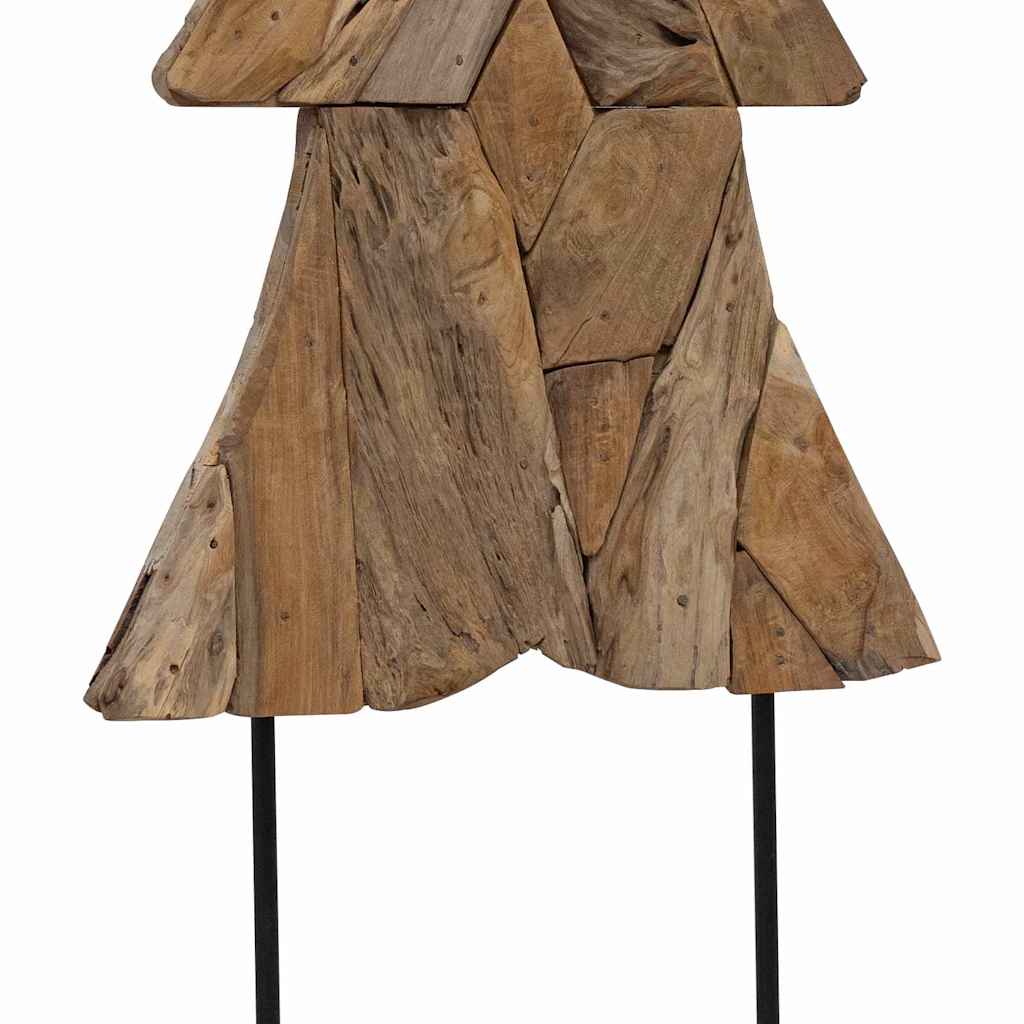 Ziemassvētku eglīte ar statīvu Brūna 150 cm Tīkkoks masīvs