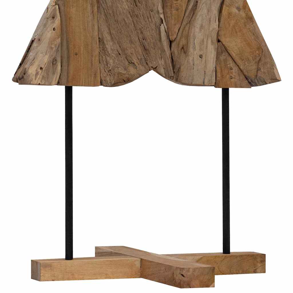 Ziemassvētku eglīte ar statīvu Brūna 150 cm Tīkkoks masīvs