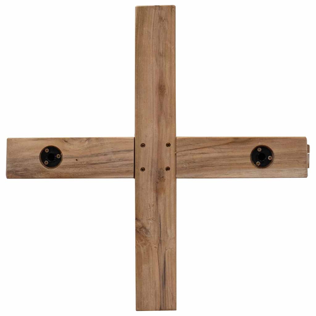 Ziemassvētku eglīte ar statīvu Brūna 150 cm Tīkkoks masīvs