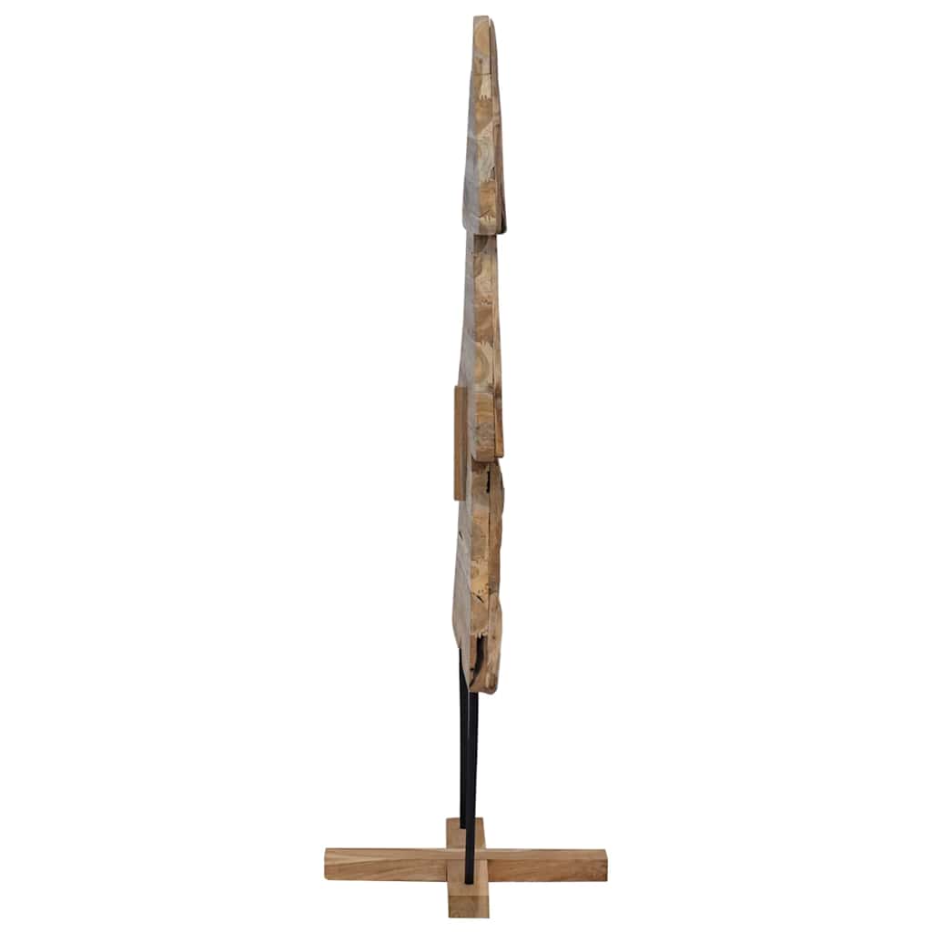 Ziemassvētku eglīte ar statīvu Brūna 150 cm Tīkkoks masīvs