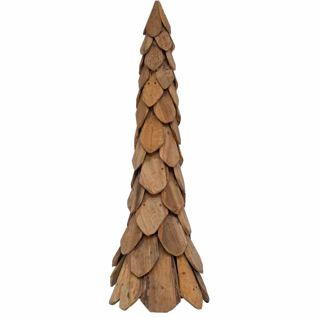 Christmas Tree Stand Brown 110 cm Solid Teak