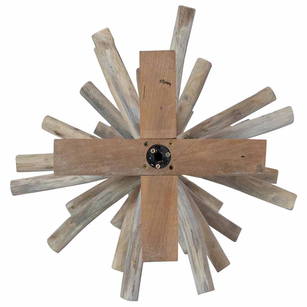 Christmas Tree Stand Brown 90 cm Solid Teak Wood