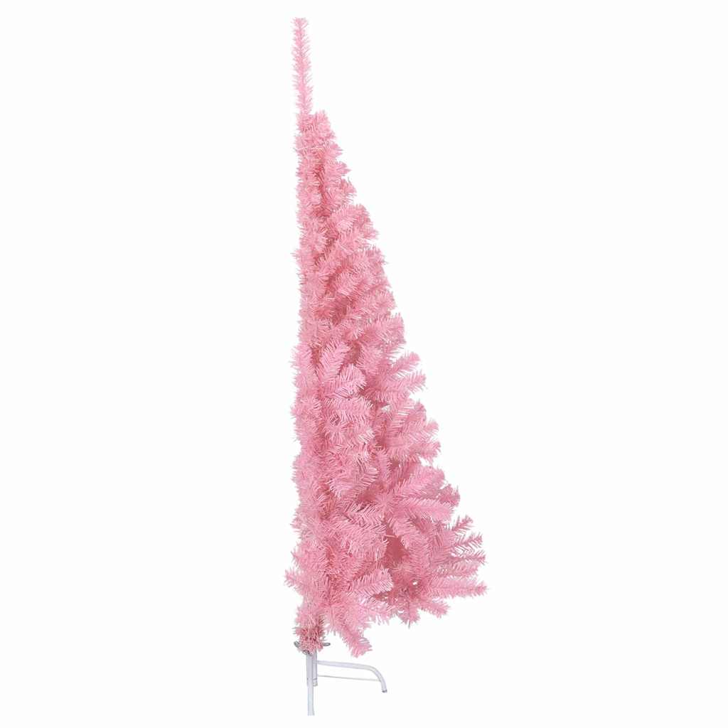 Dirbtinis prieššventinis eglutė su šviesomis Rožinė 120 cm PVC