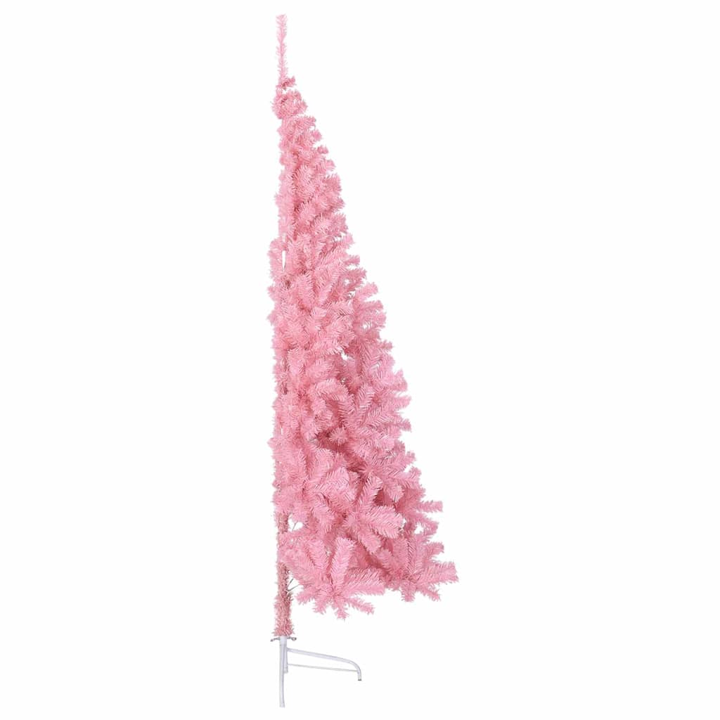 Dirbtinis prieššventinis eglutė su šviesomis Rožinė 210 cm PVC