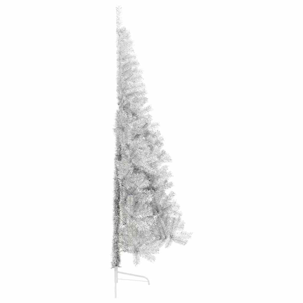 Mākslīgā eglīte ar lampiņām Sudraba 210 cm PET