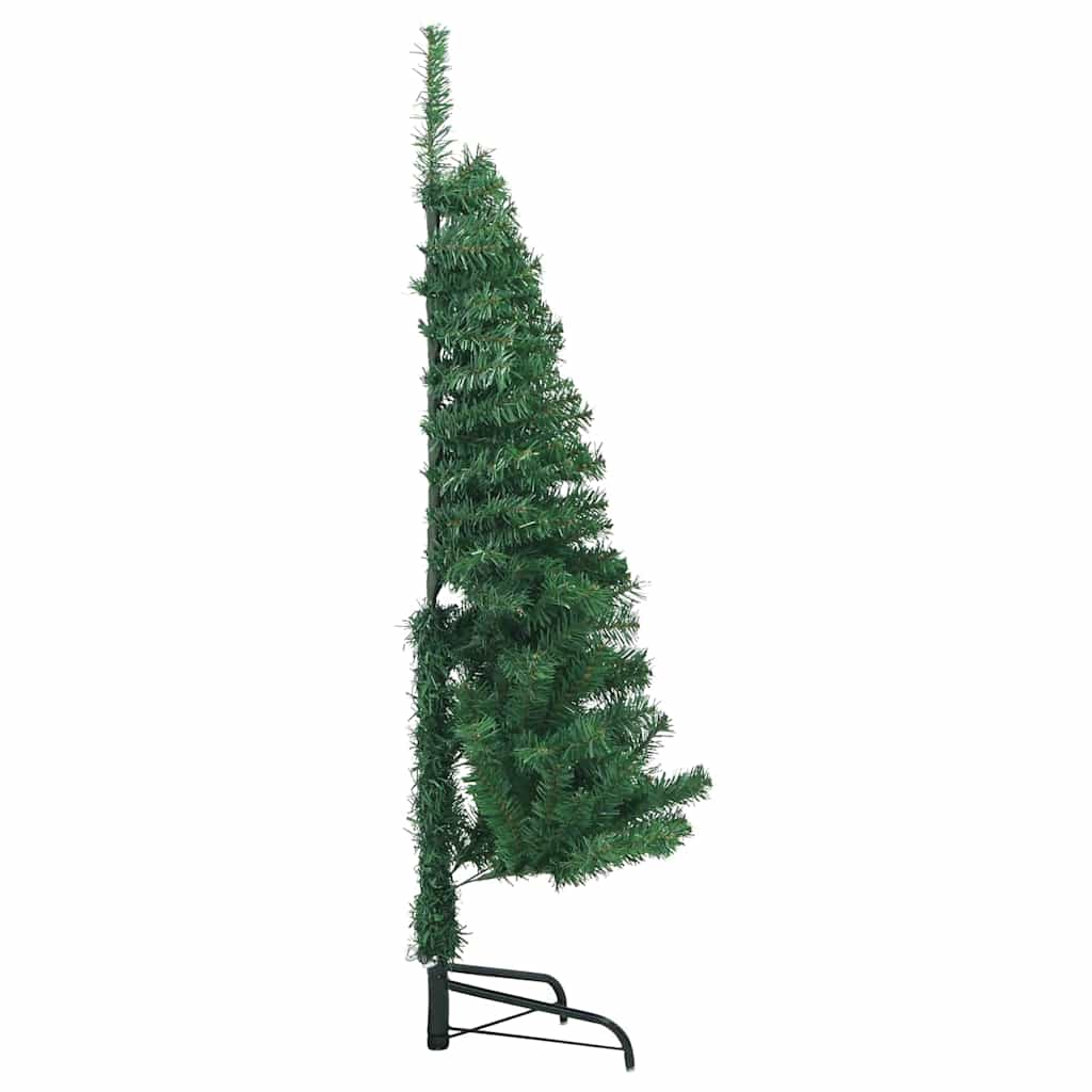 Kampinis dirbtinis Kalėdų medis Žalia 150 cm PVC ir metalas