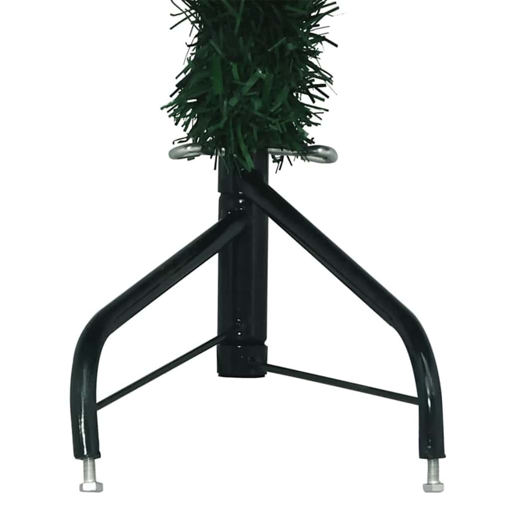 Kampinis dirbtinis Kalėdų medis Žalia 210 cm PVC ir metalas