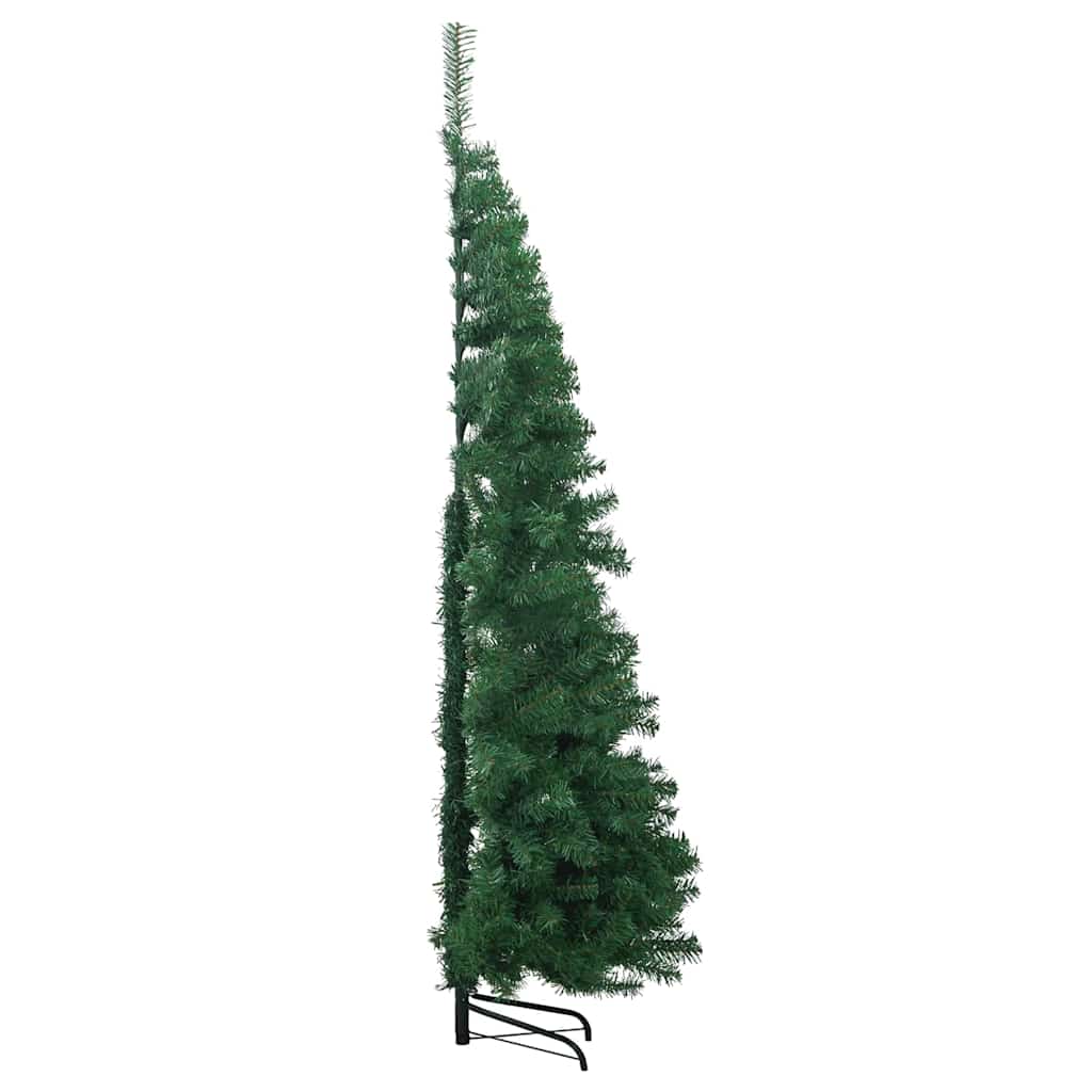 Kampinis dirbtinis Kalėdų medis Žalia 210 cm PVC ir metalas