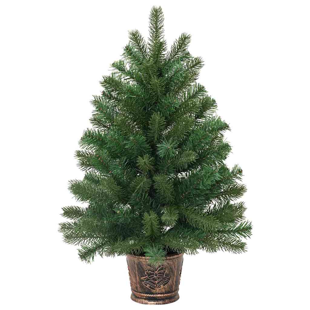 Dirbtinė Kalėdų eglutė su 150 LED s stovu Žalia 95 cm PE ir PVC