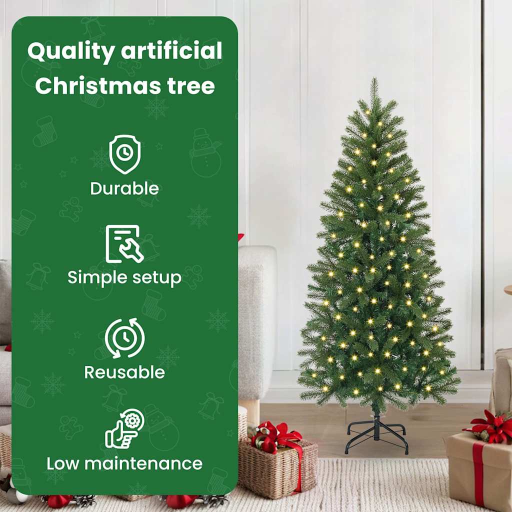 Dirbtinė Kalėdų eglutė GROVE BOREAL, su 150 LED Žalia 120 cm.  ir