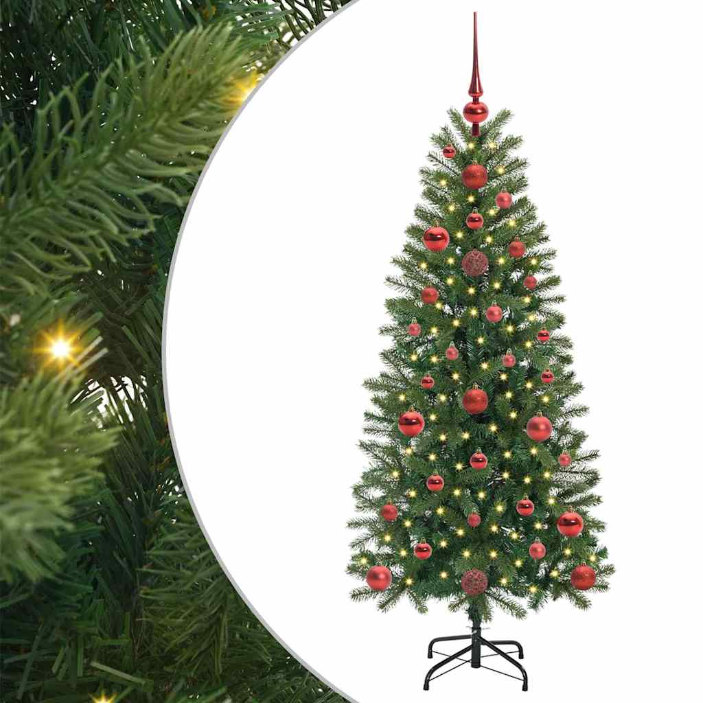 Mākslīgā Ziemassvētku eglīte SHINE VALE ar 150 LED, zaļa, 120 cm. un