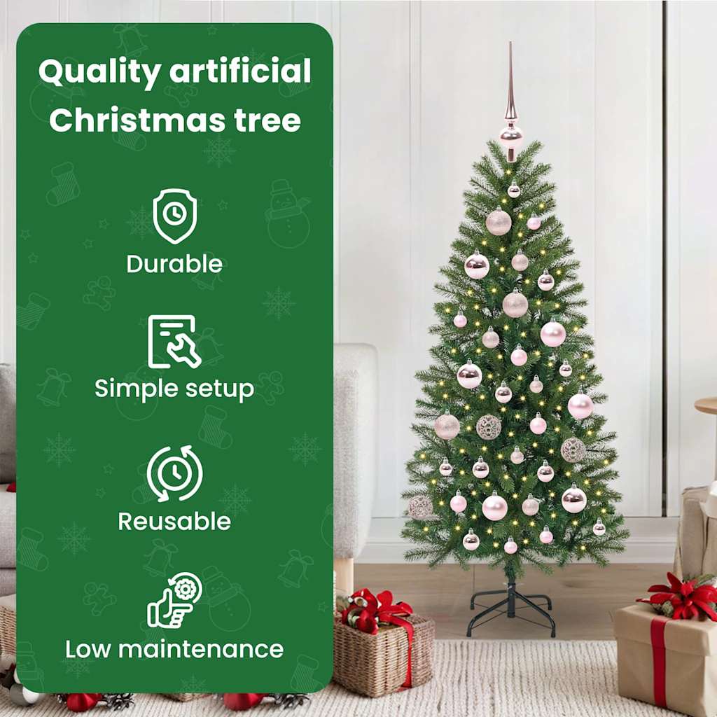 Dirbtinė Kalėdų eglutė SHINE VALE, su 150 LED Žalia 120 cm.  ir