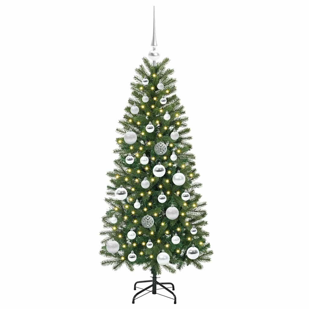 Artificial Christmas Tree with 150 LED Green 120 cm PE and PVC