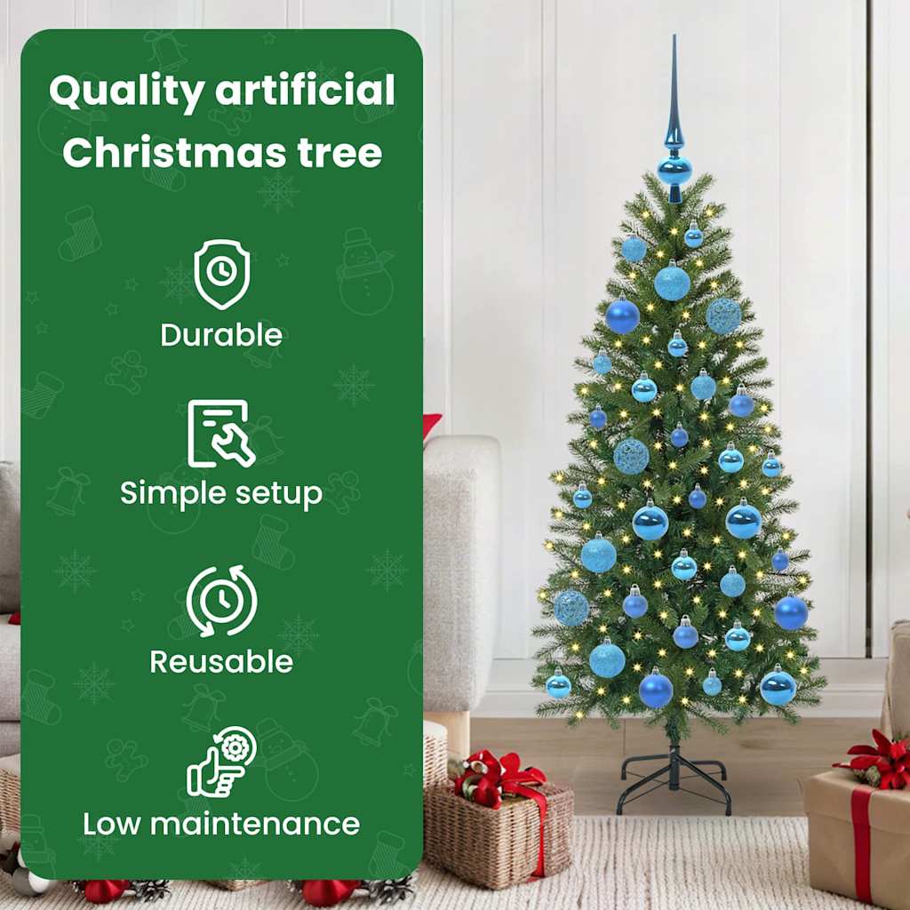 Dirbtinė Kalėdų eglutė SHINE VALE, su 150 LED Žalia 120 cm.  ir
