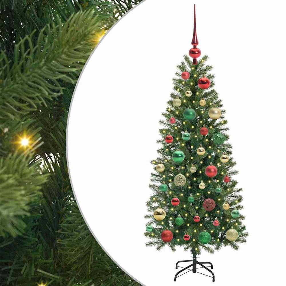Artificial Christmas Tree with 150 LED Green 120 cm PE and PVC