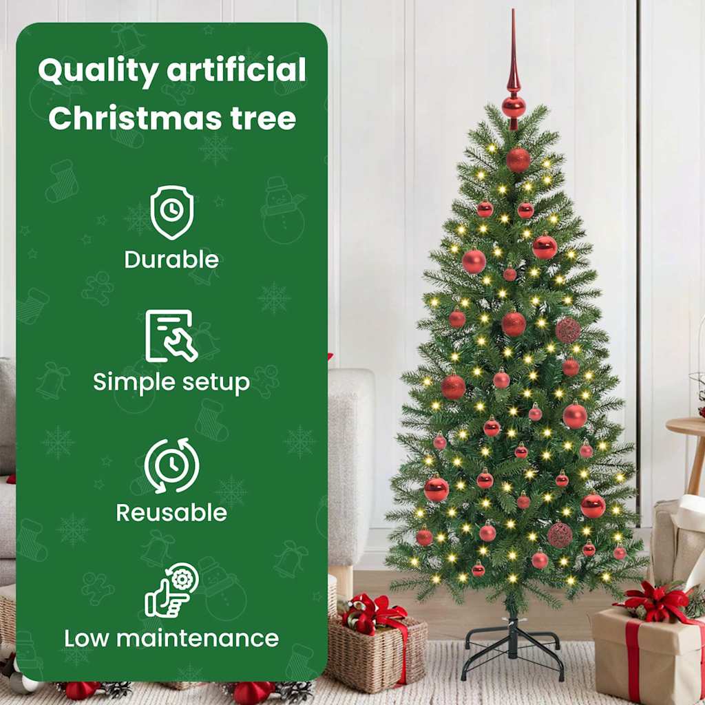 Dirbtinė Kalėdų eglutė PINE HORIZON, su 150 LED Žalia 150 cm.  ir