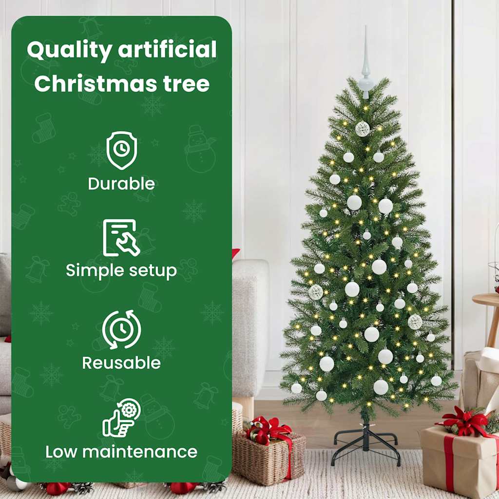 Dirbtinė Kalėdų eglutė PINE HORIZON, su 150 LED Žalia 150 cm.  ir