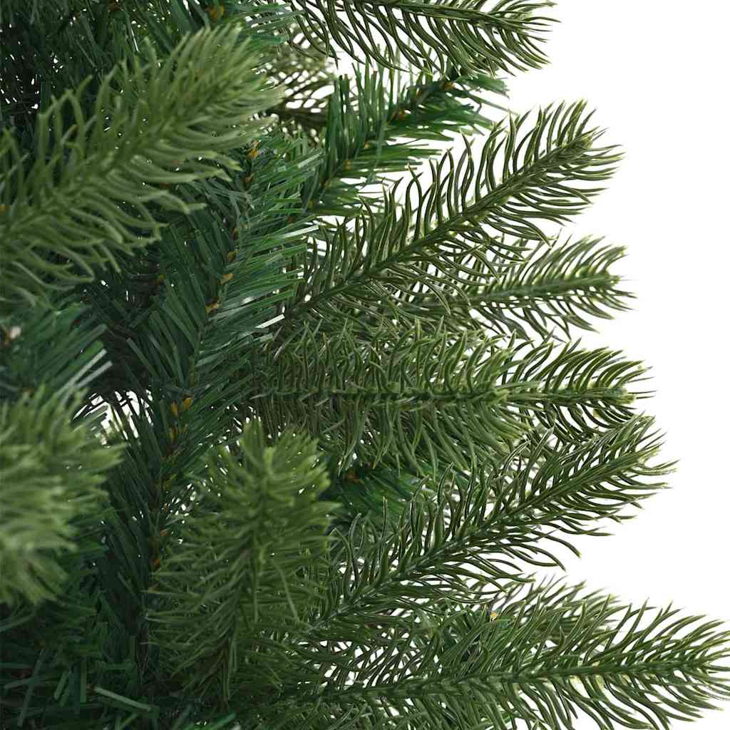 Mākslīgā Ziemassvētku eglīte ar 150 LED gaismiņām Zaļa 150 cm PE un PVC
