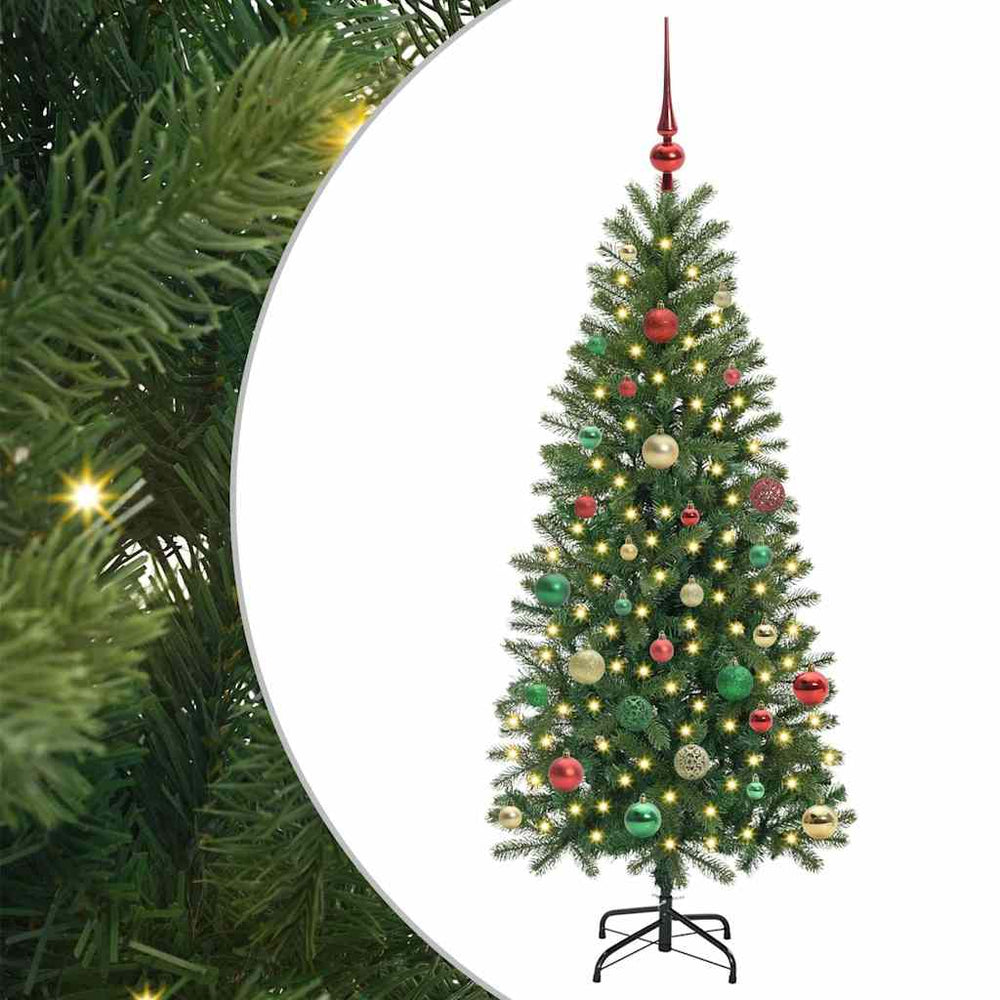 Artificial Christmas Tree with 150 LED Green 150 cm PE and PVC