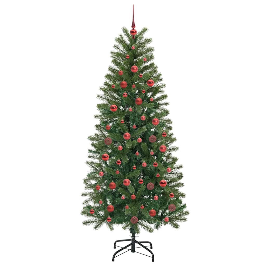 Dirbtinė Kalėdų eglutė su 300 LED Žalia 180 cm PE ir PVC