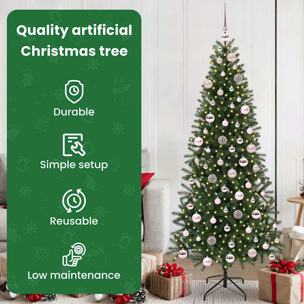 Dirbtinė Kalėdų eglutė BLOOM HOLLOW, su 300 LED Žalia 180 cm.  ir