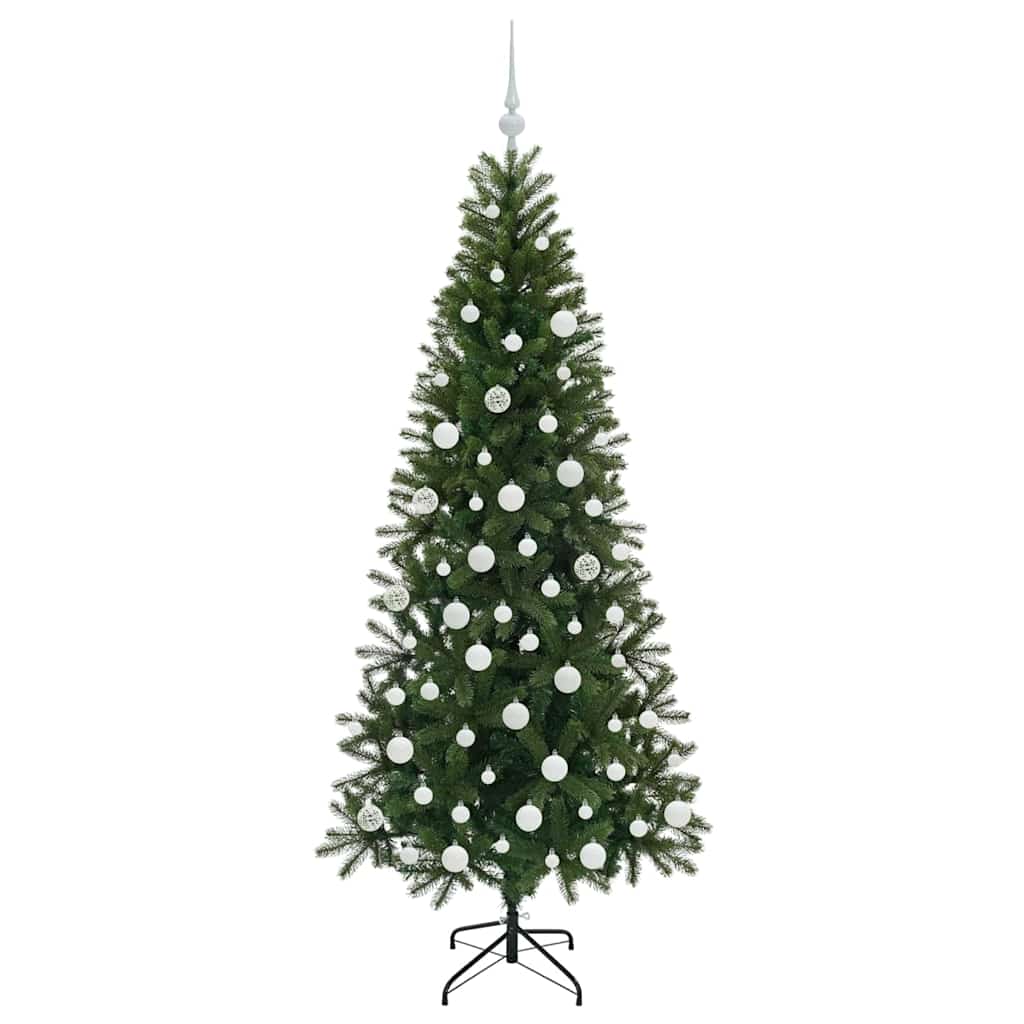 Dirbtinė Kalėdų eglutė su 300 LED Žalia 180 cm PE ir PVC