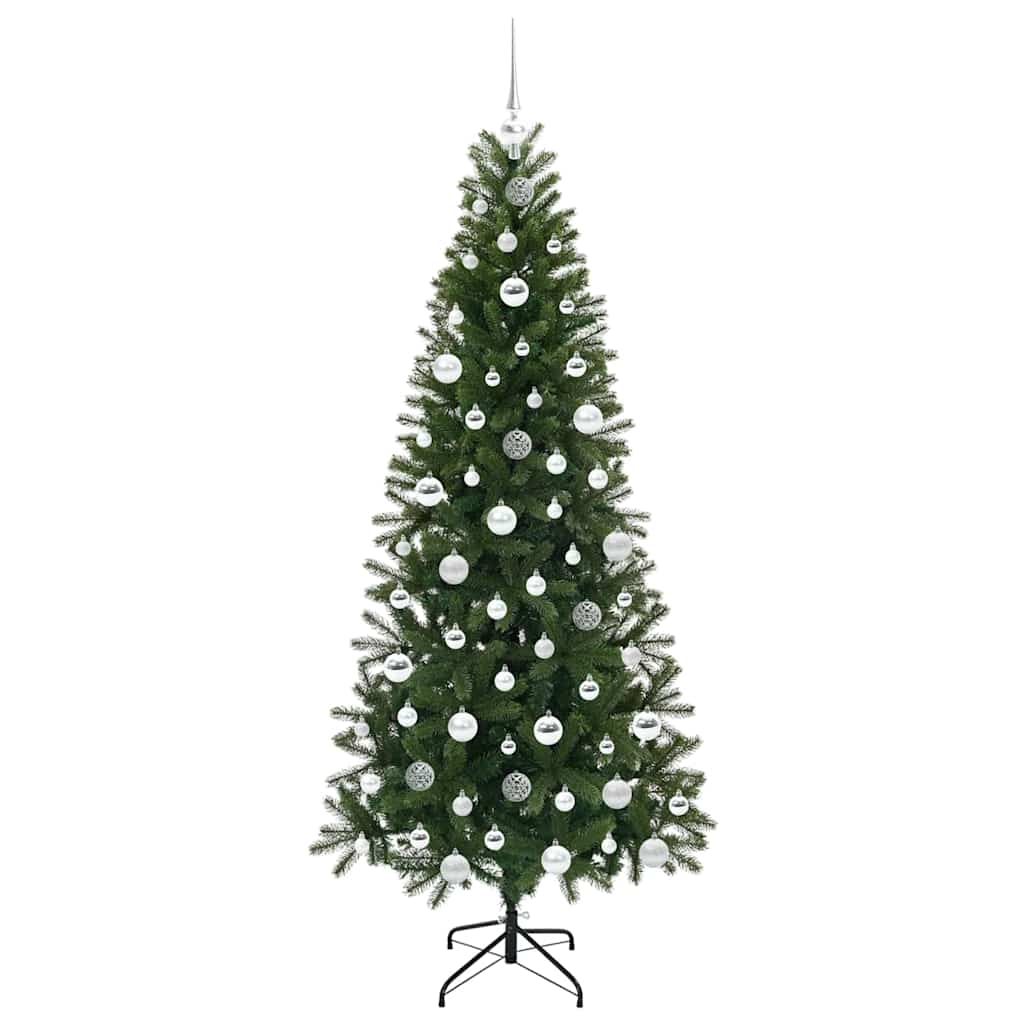 Dirbtinė Kalėdų eglutė su 300 LED Žalia 180 cm PE ir PVC